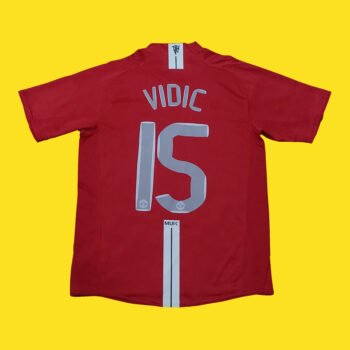 2007 – 08 MANCHESTER UNITED HOME SHIRT VIDIC
