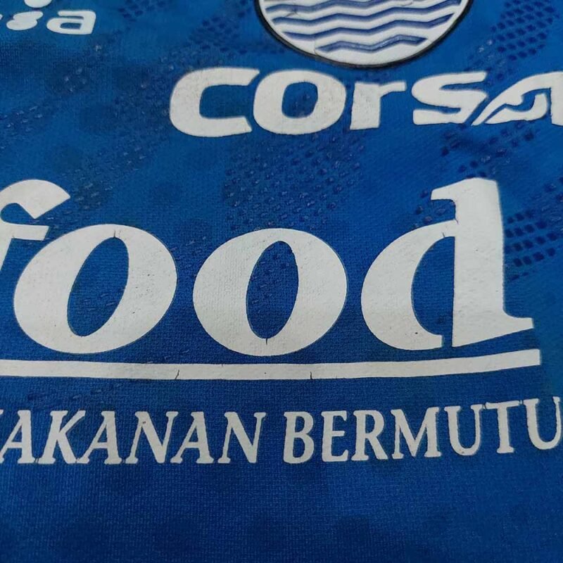 2018 PERSIB BANDUNG HOME MATCH WORN UNWASHED SHIRT TONY SUCIPTO - Image 6