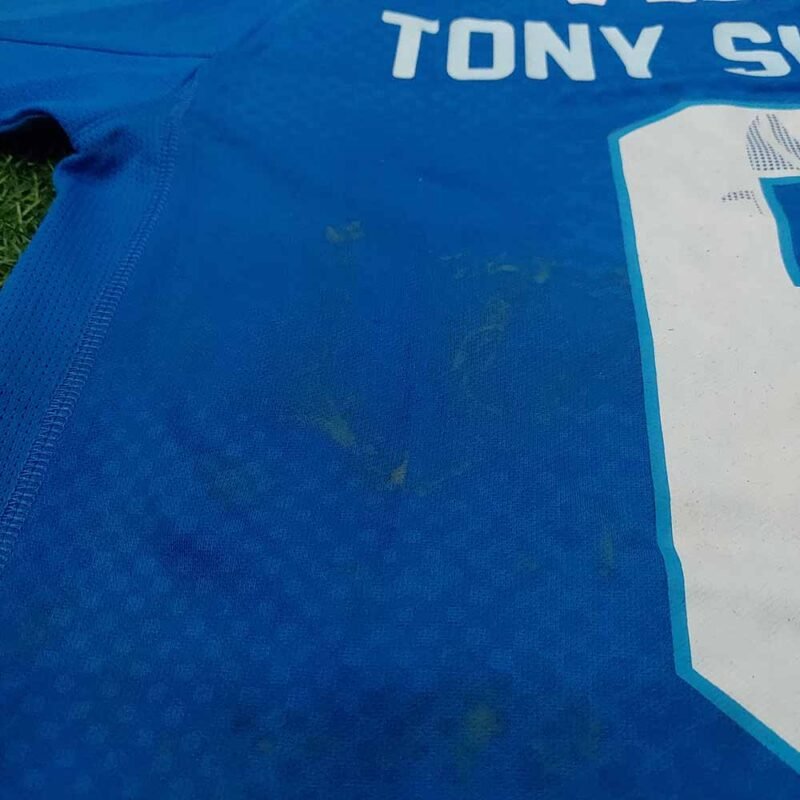 2018 PERSIB BANDUNG HOME MATCH WORN UNWASHED SHIRT TONY SUCIPTO - Image 16