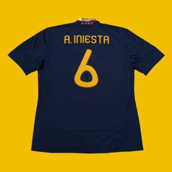 2010 SPAIN AWAY SHIRT INIESTA