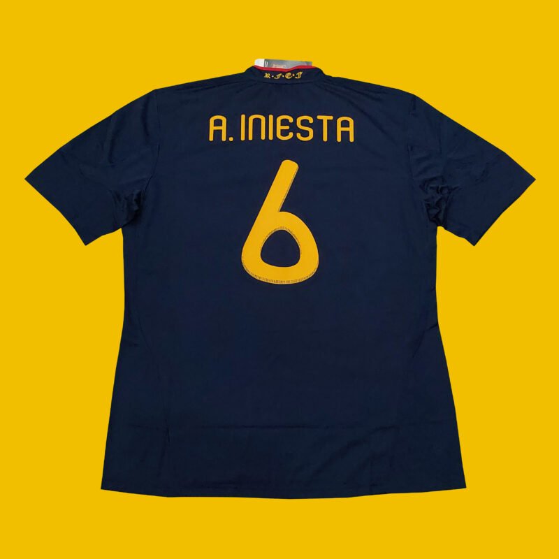 2010 SPAIN AWAY SHIRT INIESTA