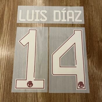 2025 - 26 BAYERN MUNCHEN THIRD NAMESET LUIS DIAZ