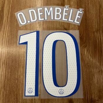 2025 - 26 PARIS ST GERMAIN THIRD CUP NAMESET DEMBELE