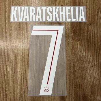 2025 - 26 PARIS ST GERMAIN HOME CUP NAMESET KVARATSKHELIA