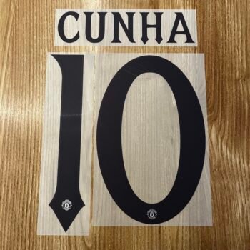 2025 - 26 MANCHESTER UNITED AWAY CUP NAMESET CUNHA