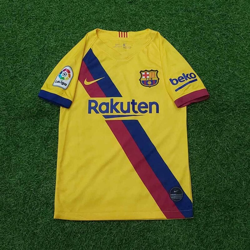 2019 – 20 BARCELONA AWAY BOYS SHIRT MESSI - Image 2