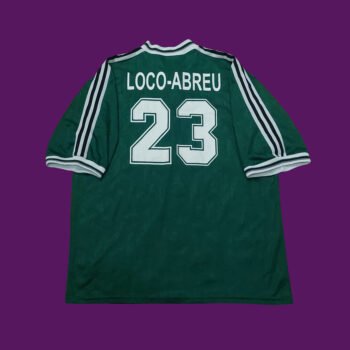 1997 – 98 DEPORTIVO DE LA CORUÑA AWAY SHIRT LOCO ABREU