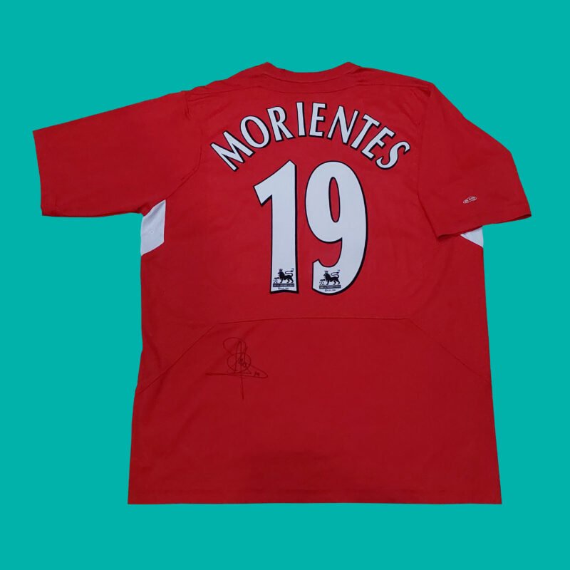 2004 – 06 LIVERPOOL HOME SHIRT MORIENTES