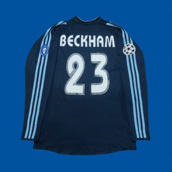 2003 – 04 REAL MADRID AWAY LS SHIRT BECKHAM