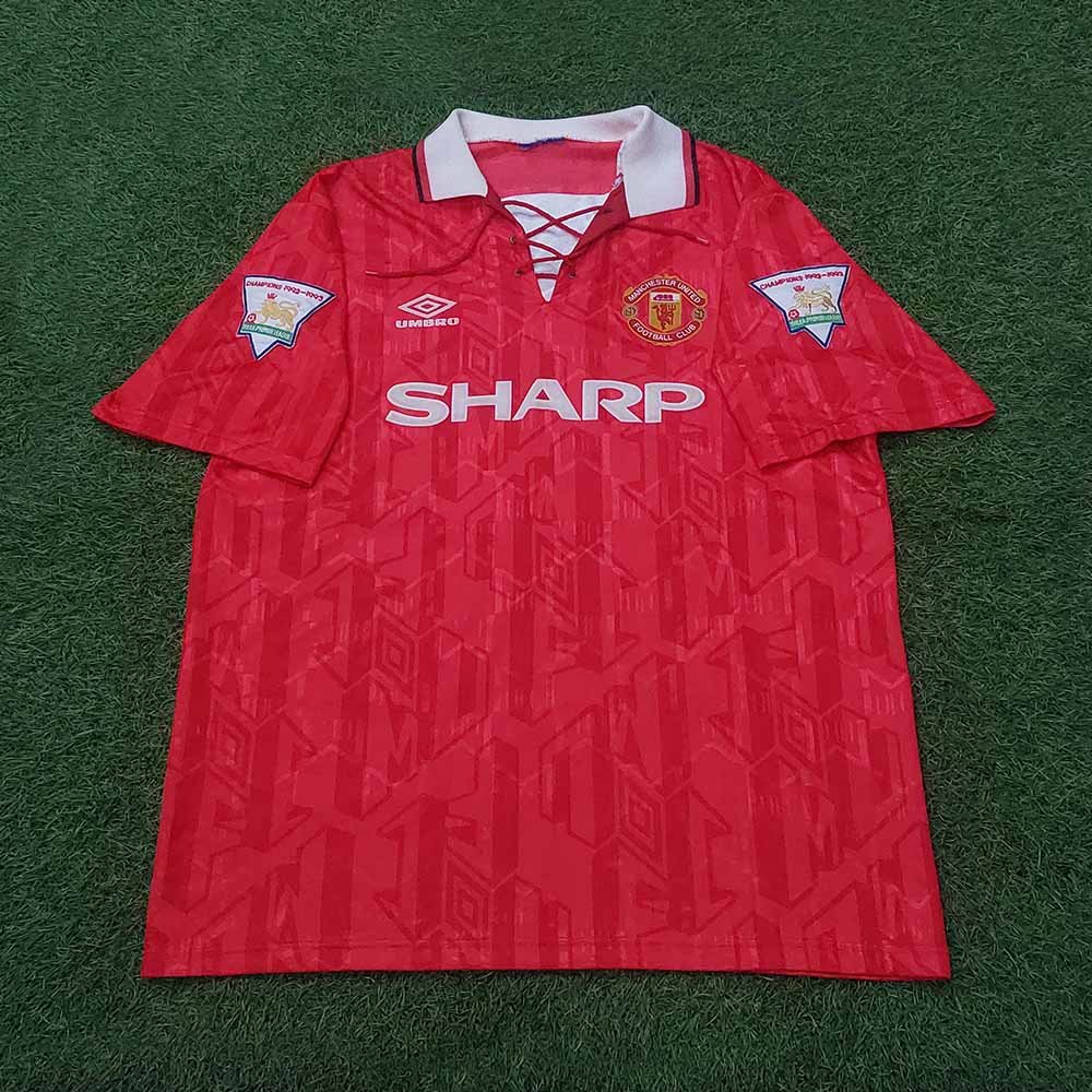 1993 – 94 MANCHESTER UNITED HOME SHIRT SHARPE - Image 2