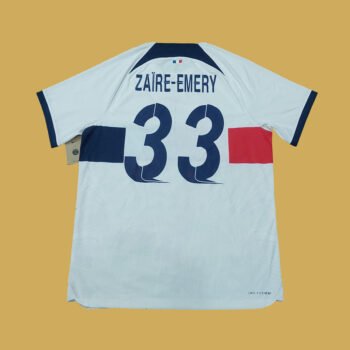 2023 – 24 PARIS SAINT-GERMAIN AWAY AUTHENTIC DRI-FIT ADV P2R SHIRT WARREN ZAÏRE-EMERY