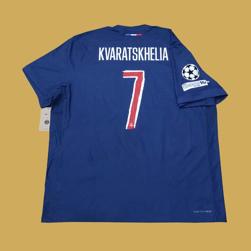 2024– 25 PARIS SAINT-GERMAIN HOME AUTHENTIC DRI-FIT ADV P2R SHIRT KVARATSKHELIA