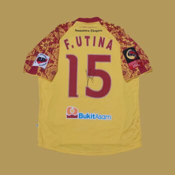 2011 - 12 SRIWIJAYA FC HOME MATCH WORN SHIRT FIRMAN UTINA