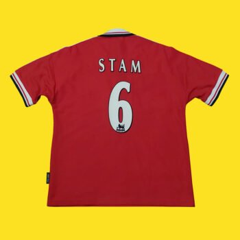 1998 – 00 MANCHESTER UNITED HOME SHIRT STAM