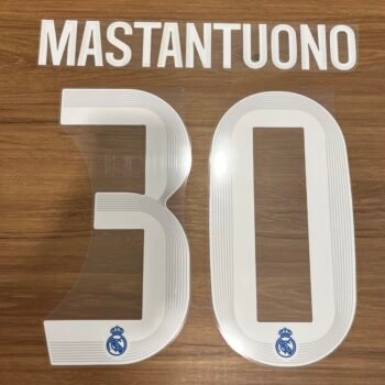 2025 - 26 REAL MADRID THIRD CUP NAMESET MASTANTUONO