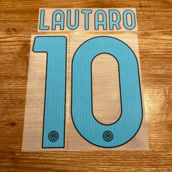 2025 - 26 INTER MILAN HOME NAMESET LAUTARO