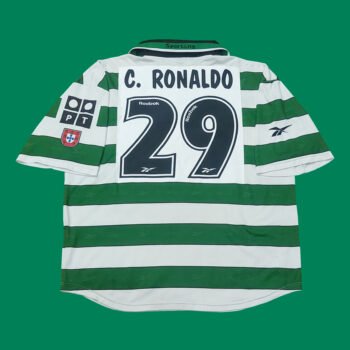 2000 – 01 SPORTING CP HOME SHIRT RONALDO