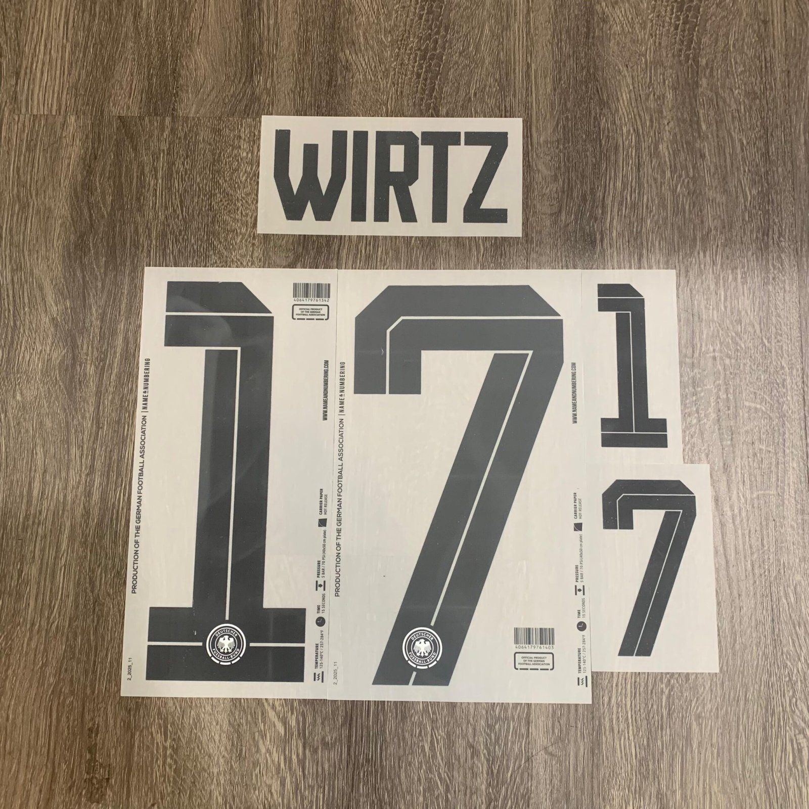 2026 - 27 GERMANY HOME NAMESET WIRTZ
