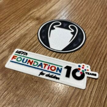 2025 - 26 PARIS ST GERMAIN UCL STARBALL + FOUNDATION 10 YEARS PATCH