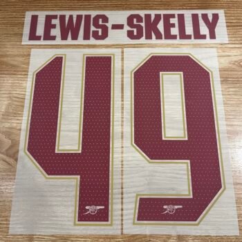 2025 - 26 ARSENAL THIRD CUP NAMESET LEWIS - SKELLY