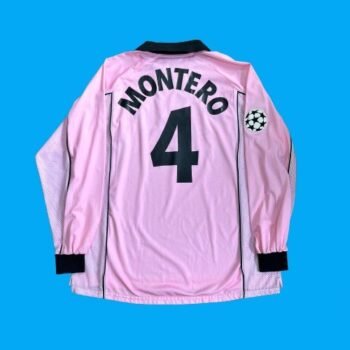 1997 - 98 JUVENTUS AWAY MATCH ISSUE UCL SHIRT MONTERO