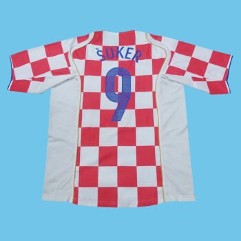 2004 CROATIA HOME SHIRT SUKER