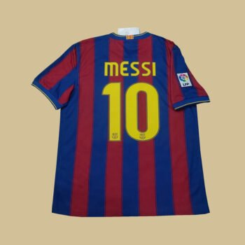 2009 – 10 BARCELONA HOME SHIRT MESSI