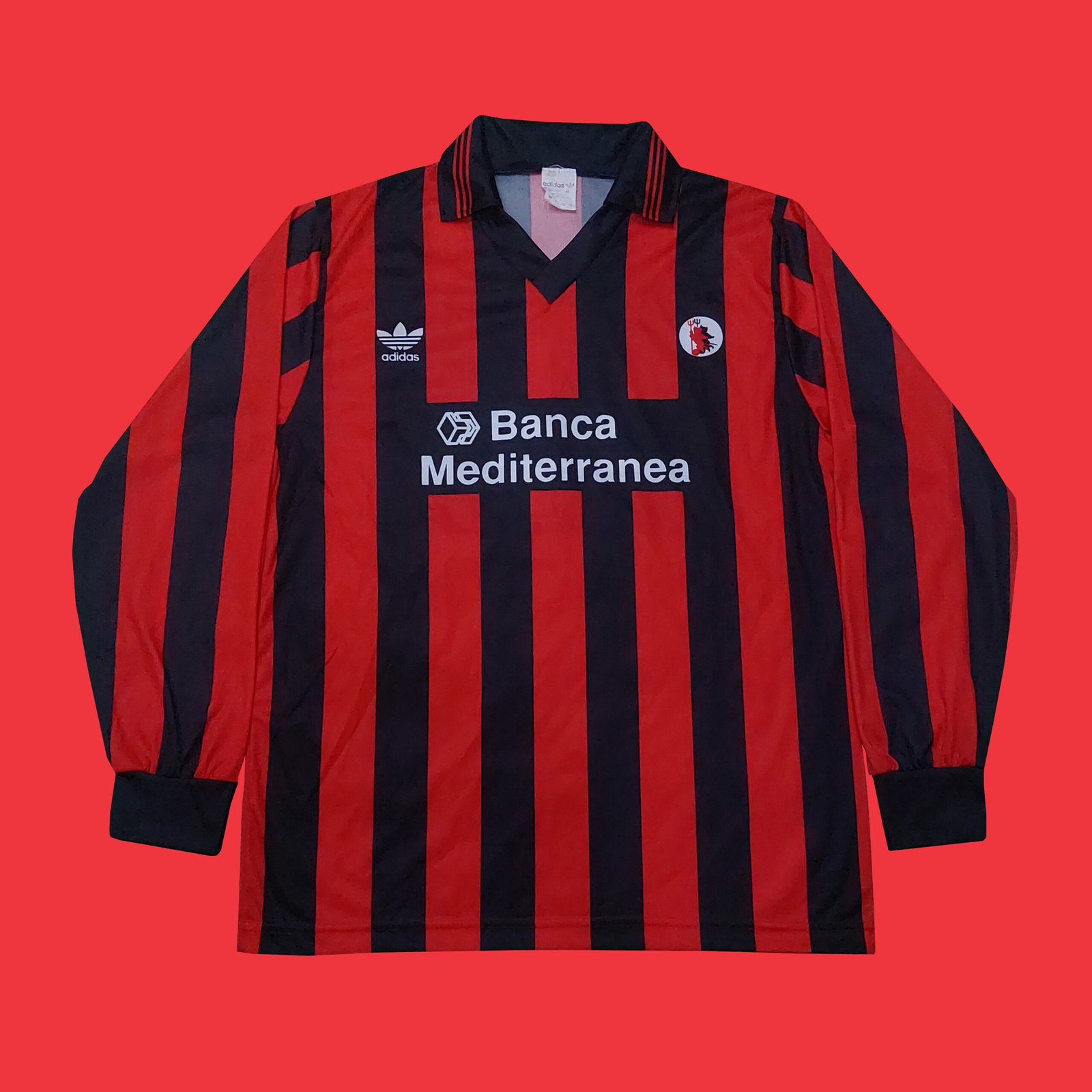 1992 – 93 FOGGIA HOME LS MATCH WORN SHIRT LUIGI DI BIAGIO