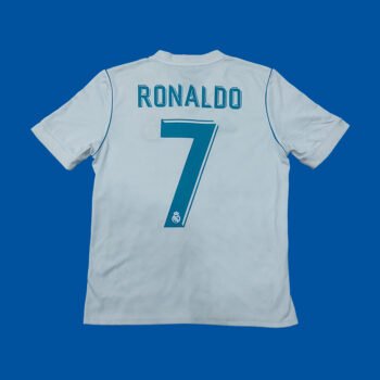 2017 – 18 REAL MADRID HOME BOYS SHIRT RONALDO