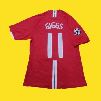 2007 – 08 MANCHESTER UNITED HOME PLAYER ISSUE SHIRT GIGGS