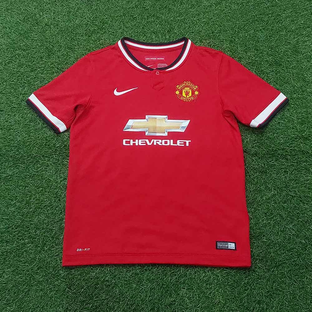 2014 – 15 MANCHESTER UNITED HOME BOYS SHIRT SMALLING - Image 2