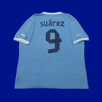 2013 URUGUAY HOME SHIRT SUAREZ