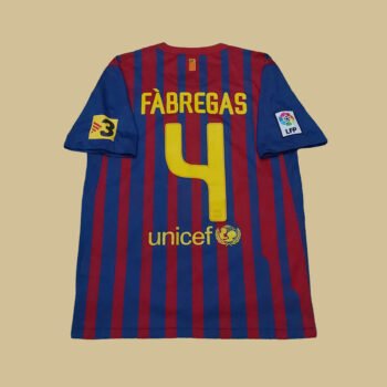 2011 – 12 BARCELONA HOME SHIRT FABREGAS