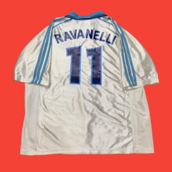 1998 - 99 OLYMPIQUE MARSEILLE HOME SHIRT RAVANELLI