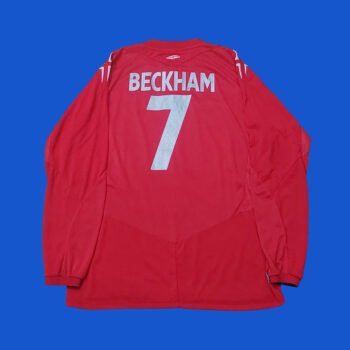 2004 ENGLAND AWAY LS SHIRT BECKHAM