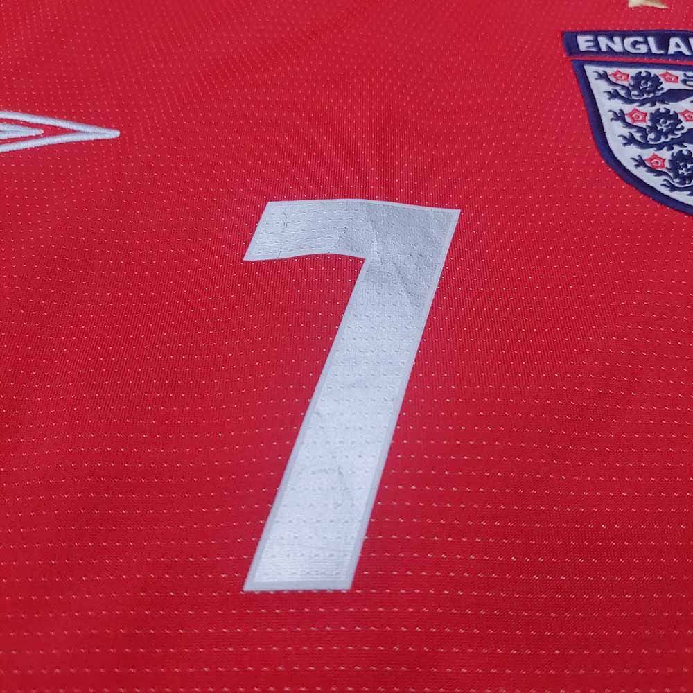2004 ENGLAND AWAY LS SHIRT BECKHAM - Image 5