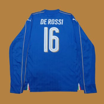 2016 ITALY HOME LS  SHIRT DANIELE DE ROSSI