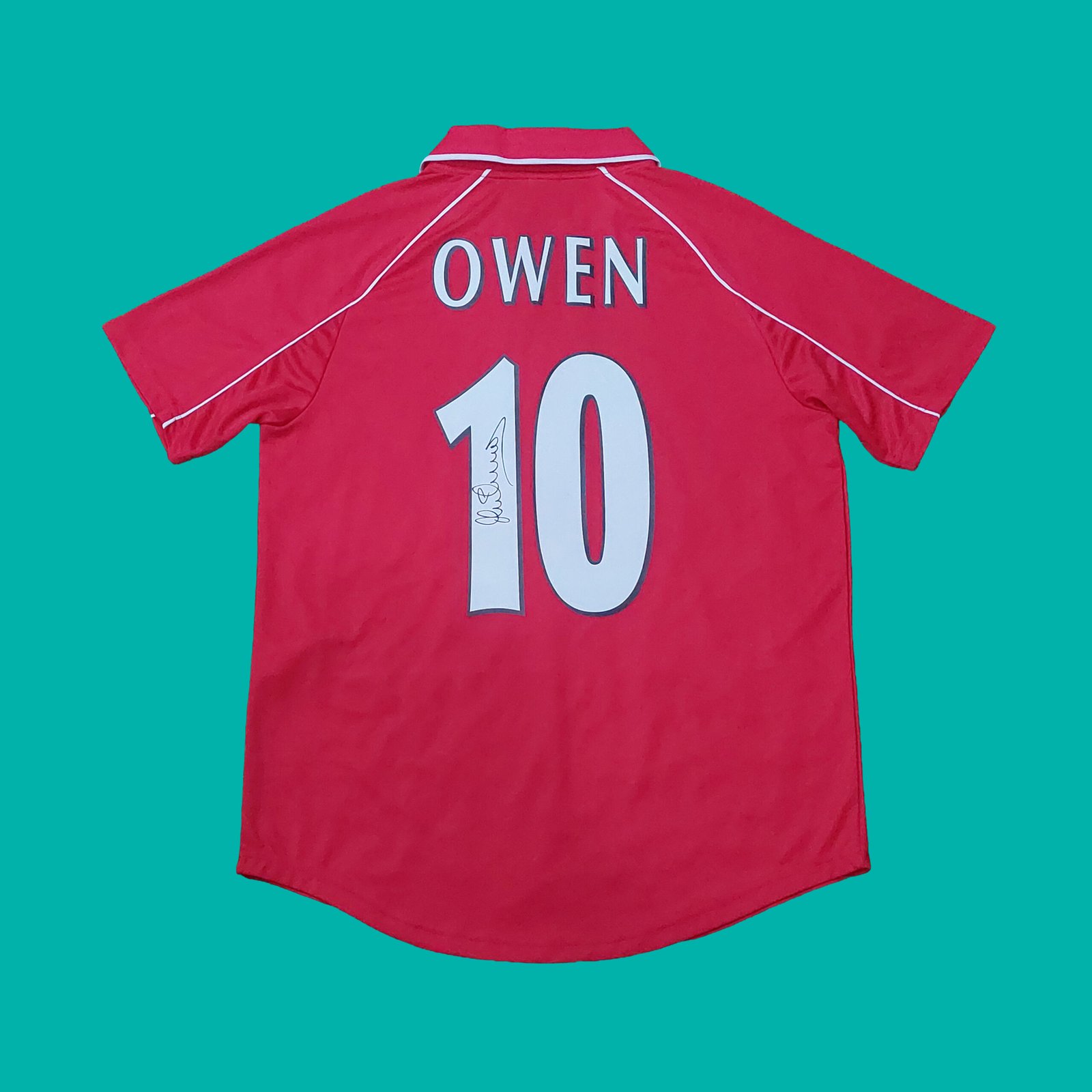 2000 – 02 LIVERPOOL HOME REPRO SHIRT OWEN