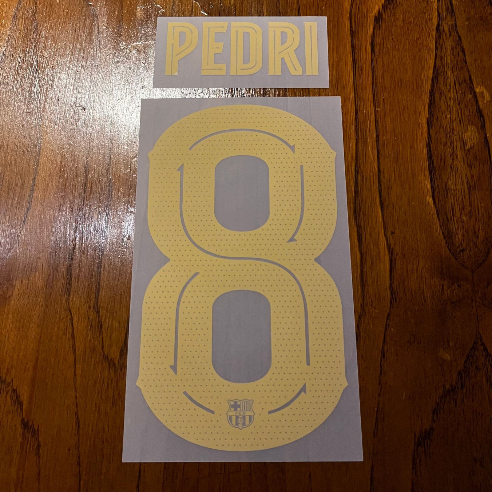 2024 - 25 BARCELONA HOME CUP NAMESET PEDRI