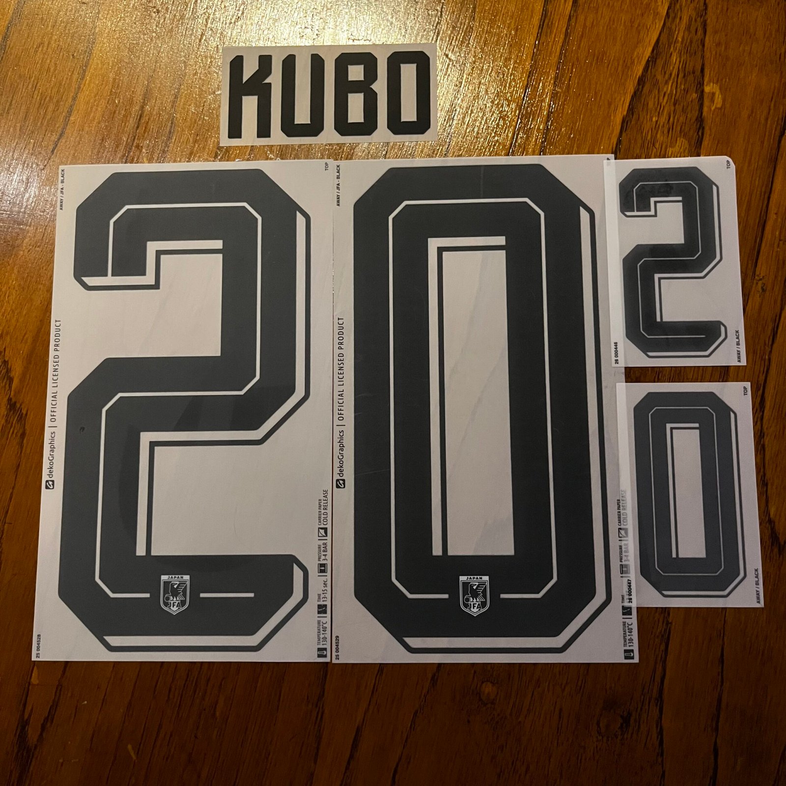 2026 - 28 JAPAN AWAY NAMESET KUBO
