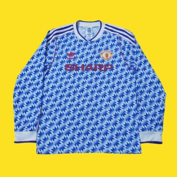 1990 – 92 MANCHESTER UNITED AWAY LS REPRO SHIRT