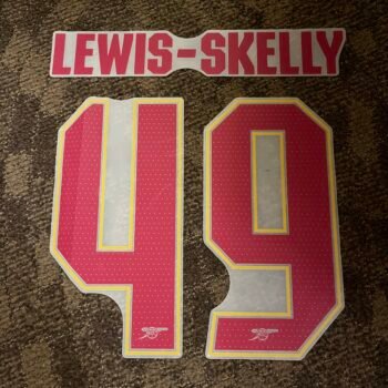 2025 - 26 ARSENAL THIRD CUP NAMESET LEWIS SKELLY