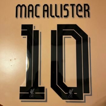 2022 - 26 LIVERPOOL BLACK CUP NAMESET MAC ALLISTER