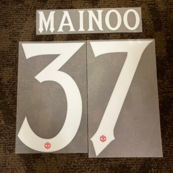 2025 - 27 MANCHESTER UNITED HOME CUP NAMESET MAINOO