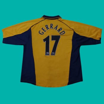 2000 – 01 LIVERPOOL AWAY SHIRT GERRARD