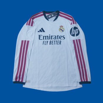 2026 – 27 REAL MADRID HOME LS AUTHENTIC CLIMACOOL+ P2R SHIRT