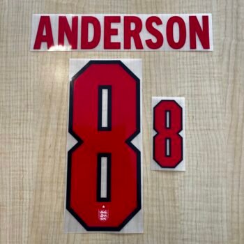 2026 - 28 ENGLAND HOME NAMESET ANDERSON