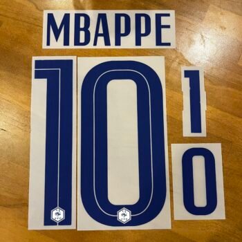 2020 - 22 FRANCE AWAY NAMESET MBAPPE