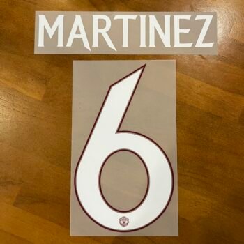 2023 - 24 MANCHESTER UNITED AWAY CUP NAMESET LISANDRO MARTINEZ