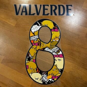 2024 - 25 REAL MADRID AWAY US TOUR NAMESET VALVERDE